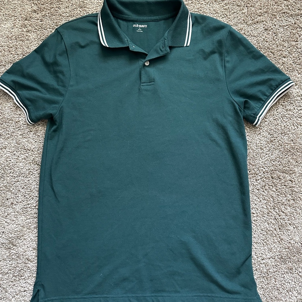 Old Navy Men's Green Polo Shirt